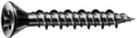 Шуруп (саморез) Gix C 3.9x45 мм (500 шт/упак.) (тонкая попеременная резьба, трубная головка, крестообразный паз H, острие иглы, фосфорно-черный,бита H2)
