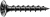 Шуруп (саморез) GIX B 3.9 x45 мм 100 шт/уп (тонкая полная резьба, трубная головка, крестообразный паз H, острие иглы, фосфорно-черный) .