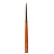 Художественнная кисть F1623-#5/0 из натуральной щетины -красный соболь, оранжевая ручка