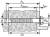 Шуруп для бетона SX-BS-HS 5*50 мм 25/10 шестигранная головка с шайбой, размер 8, оцинкованный, 100 шт