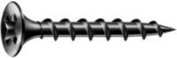 Шуруп (саморез) GIX B 3.9 x40 мм 125 шт/уп (тонкая полная резьба, трубная головка, крестообразный паз H, острие иглы, фосфорно-черный) .