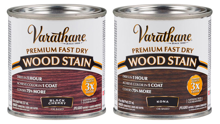 Varathane 262028 1/2 Pint Black Cherry Fast Dry Wood Stain