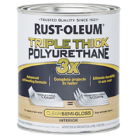 Лак полиуретановый водный для внутренних работ RUST-OLEUM® Triple Thick Polyurethane 3X