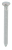 Соединительный рифленый  гвоздь с канавкой SXCN 4,0 x  50мм, 250 шт, плоская головка с конической шейкой, кольцевая резьба, пирамидальное острие, гальваническая оцинковкка