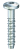 Шуруп для бетона SX-BS-RK, 6*50 мм круглая головка, оцинкованный, 100 шт
