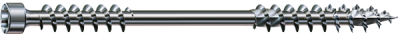 Шуруп (саморез) SPAX-Iso, 10 x 200 мм 50 штук/уп (оцинк., цилиндрическая головка,T-STAR plus T50,4CUT, WIROX, полная резьба) 