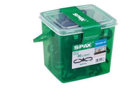 Опора пластиковая для террас Spax 4.5 (набор 40шт.) для обеспечения воздухообмена
