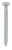 Соединительный рифленый  гвоздь с канавкой SXCN 4,0 x 40мм, 250 шт, плоская головка с конической шейкой, кольцевая резьба, пирамидальное острие, гальваническая оцинковкка