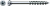 Шуруп(саморез) 3,5х35 (Оцинковка, потайная головка, частичная  резьба T-STAR plus, бита T10, 4CUT, Wirox A9J)  500 штук 