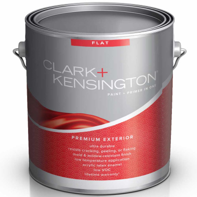 Краска фасадная суперстойкая Clark+Kensington Exterior Paint+Primer Flat Enamel ,ACE, RUST-OLEUM® 