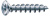 Шуруп (саморез) 4.2х40 ( нерж. покрытие WIROX A9J, потайная головка, полная резьба, шлиц H (Phillips), бита Н2) 1000 штук  