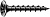 Шуруп (саморез) GIX B 3.9 x30 мм (тонкая полная резьба, трубная головка, крестообразный паз H, острие иглы, фосфорно-черный,бита H2    ) 1000 шт/уп.